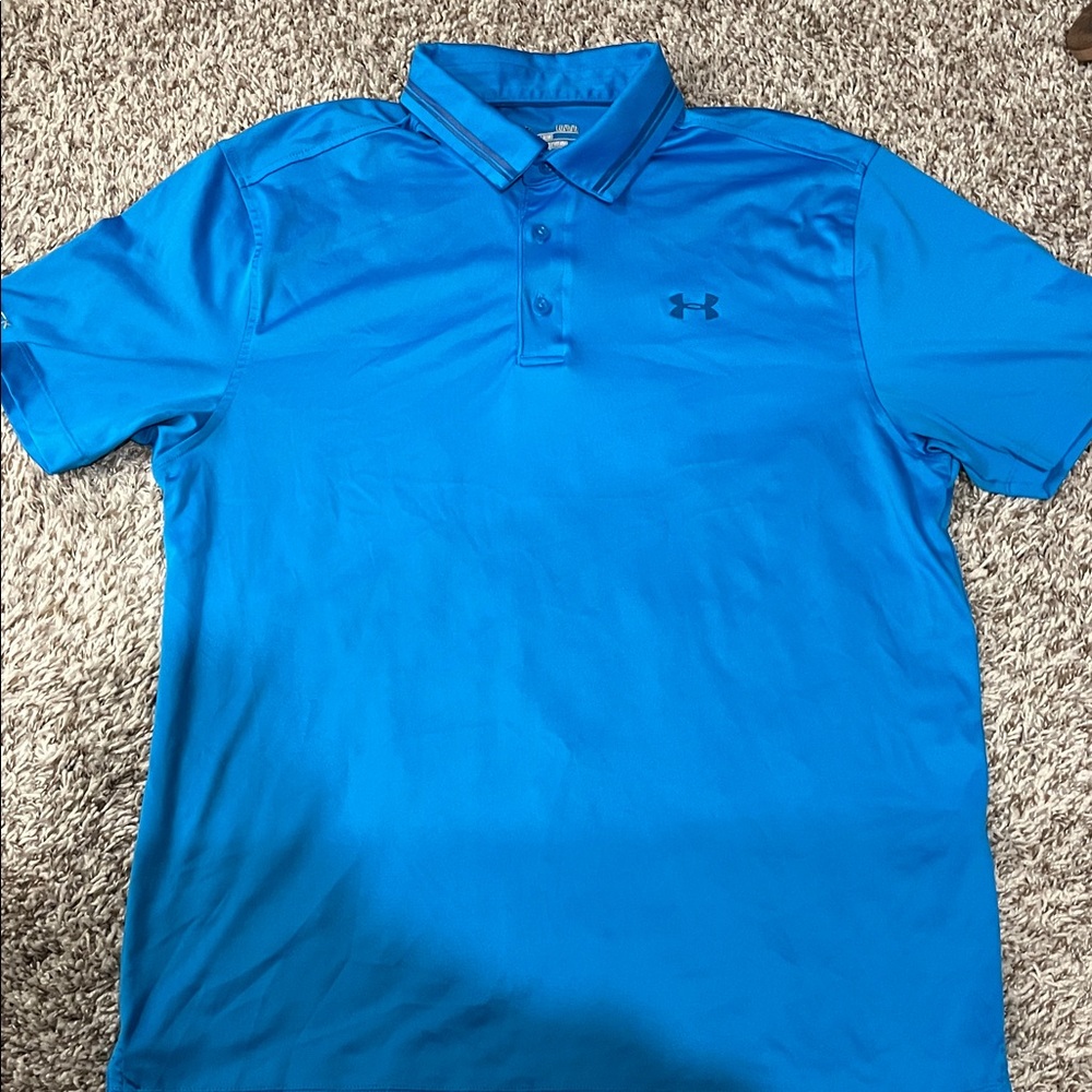 Under Armour Men's Vibrant Blue Polo